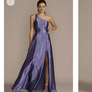 Lavender One-Shoulder Prom dress size 18